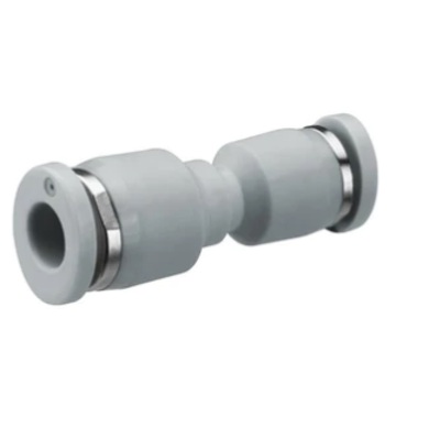 R432000163 NUMATICS/AVENTICS PLASTIC PUSH-IN FITTING<BR>3/8" TUBE X 5/16" TUBE UNION REDUCER (OVAL)