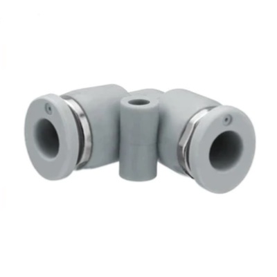 R432000211 NUMATICS/AVENTICS PLASTIC PUSH-IN FITTING<BR>5/32" TUBE UNION ELBOW (OVAL)