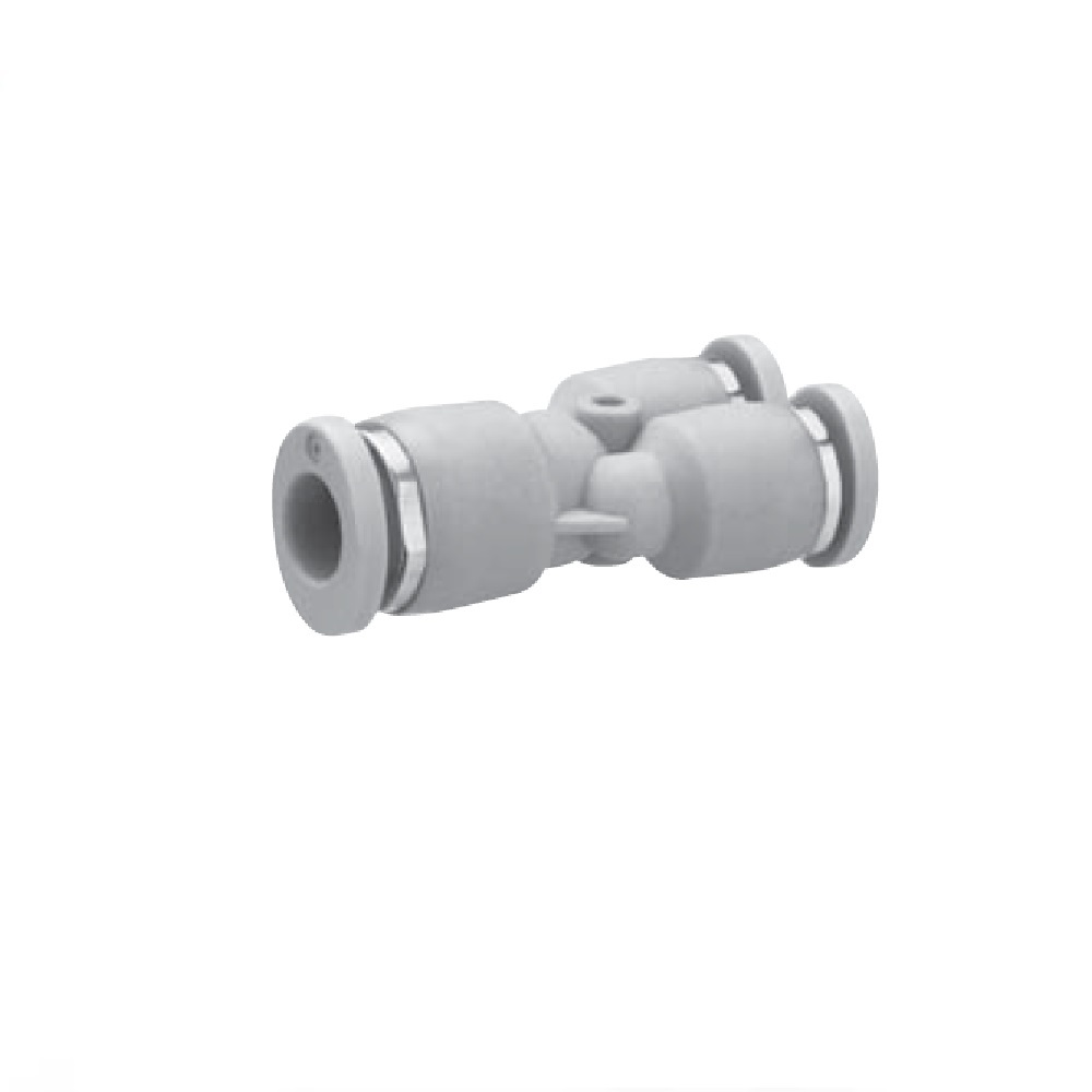 R432000274 NUMATICS/AVENTICS PLASTIC PUSH-IN FITTING<BR>3/8" TUBE X 1/4" TUBE(2) UNION "Y" (OVAL)