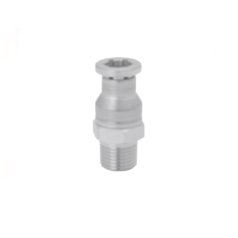 SSC6-M5 PISCO STAINLESS STEEL PUSH-IN FITTING<BR>6MM TUBE X M5 MALE