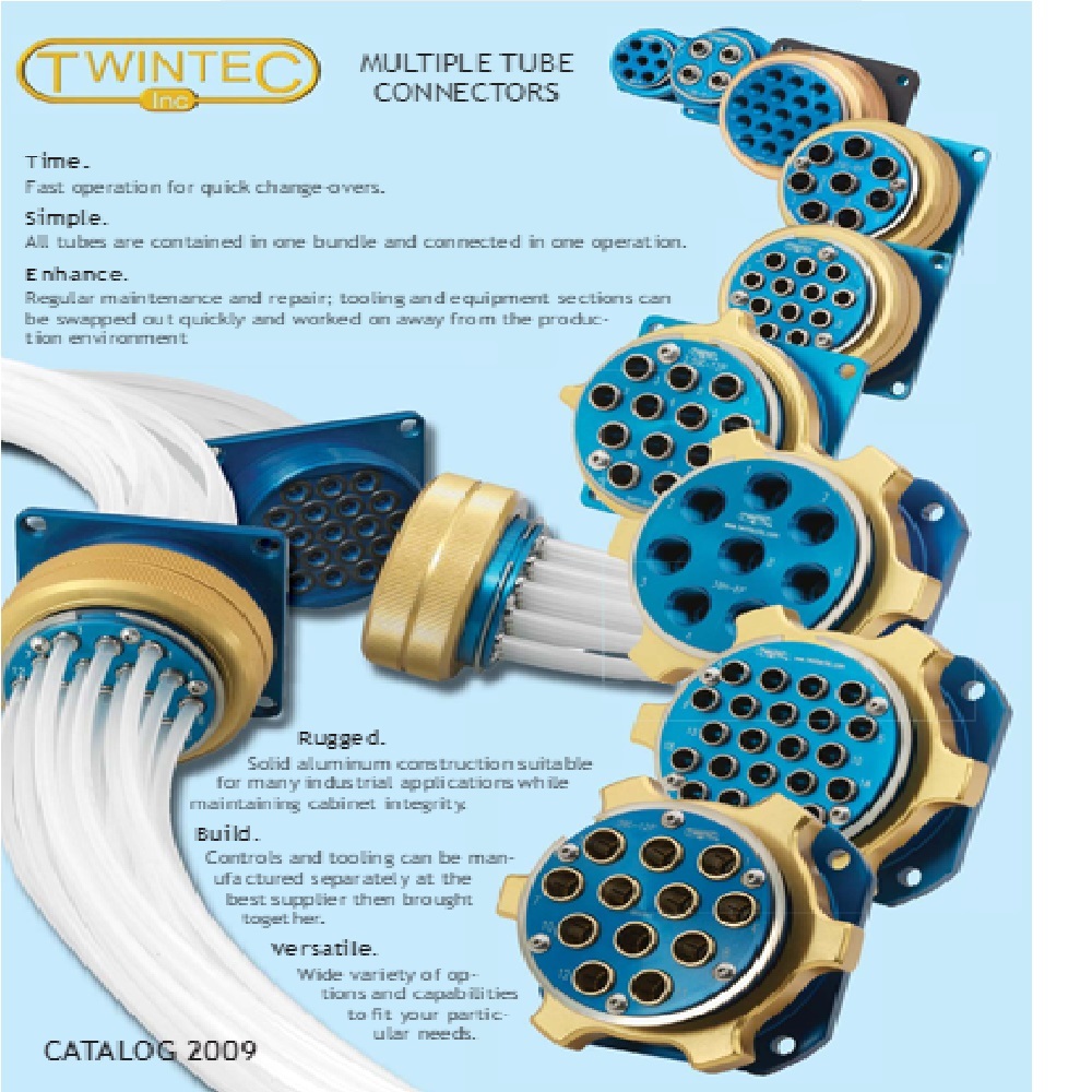 3BC-22P-6MM TWINTEC CONNECTOR<BR>22 LINES 6MM TUBE PLUG