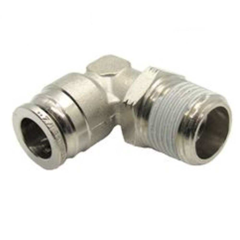 INB109-516-022 NUMATICS/AVENTICS NP BRASS PUSH-IN FITTING<BR>5/16" TUBE X 3/8" NPT MALE SWIVEL ELBOW