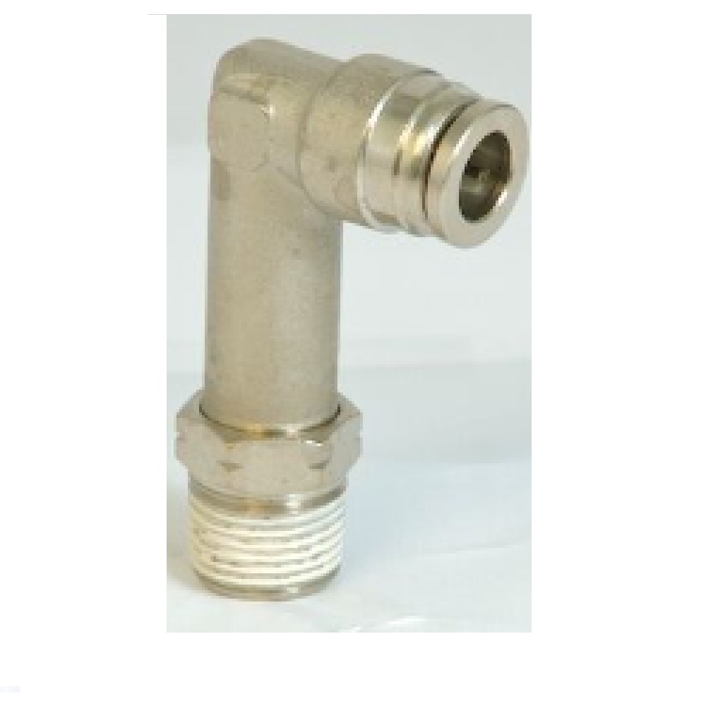 INB109E-104-021 NUMATICS/AVENTICS NP BRASS PUSH-IN FITTING<BR>1/4" TUBE X 1/4" NPT MALE SWIVEL EXT ELBOW