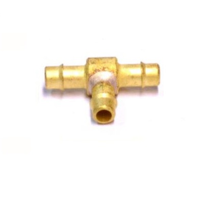 T2 1/2 MEM-CO BRASS FITTING<BR>3/32" BARB UNION TEE