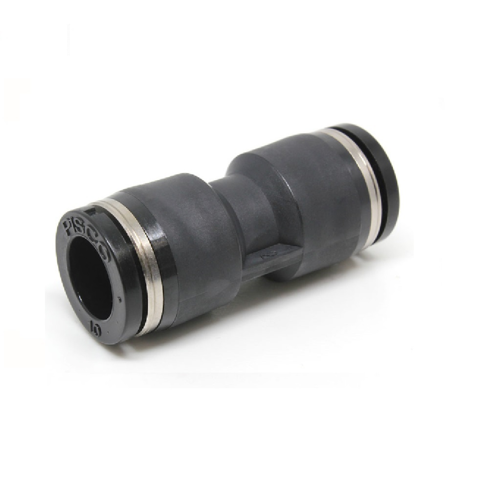 PU6 PISCO PLASTIC PUSH-IN FITTING<BR>6MM TUBE UNION