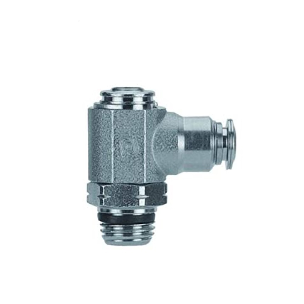 89963-04-02 AIGNEP NP BRASS FLOW CONTROL<BR>1/4" TUBE X 1/8" UNIV MALE METER IN, SCREW ADJ