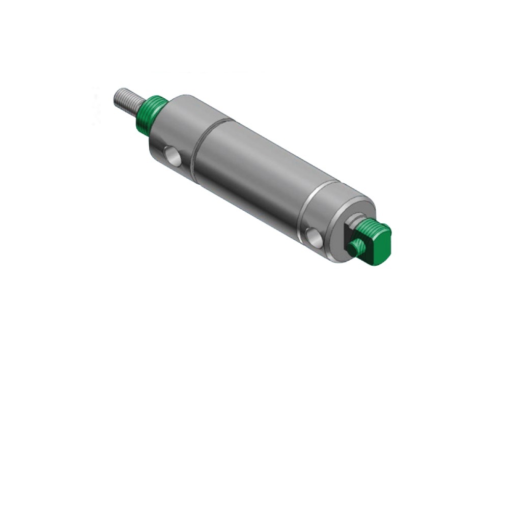 1500D02-18A-01 | NUMATICS/AVENTICS ROUND LINE CYLINDER<BR>M SERIES 1 1/2"  BORE 18" STROKE, DBL ACT, REAR PIVOT MNT, BUMP | The Pneumatic Store