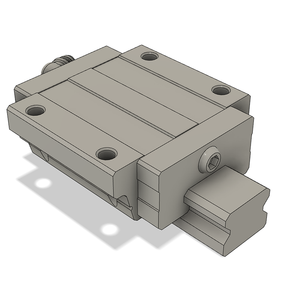 LSD25F1N1X1000S20AN-M6 AIRTAC LOW PROFILE RAIL ASSEMBLY<br>LSD 25MM TOP MOUNT FLANGE L = 1000MM