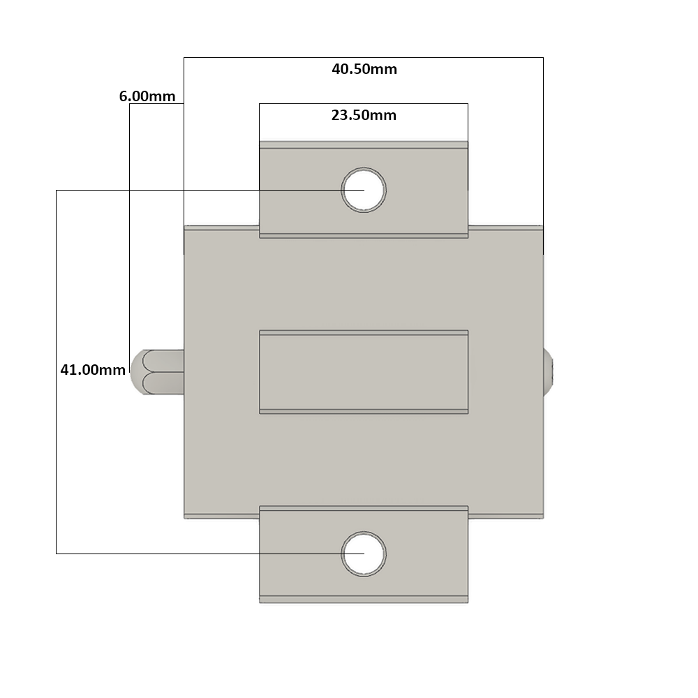 LSD15BK-F1S-H-B-M4 AIRTAC LOW PROFILE RAIL BEARING<br>LSD 15MM SERIES, HIGH ACCURACY WITH LIGHT PRELOAD (B), TOP MOUNTING FLANGE - SHORT BODY