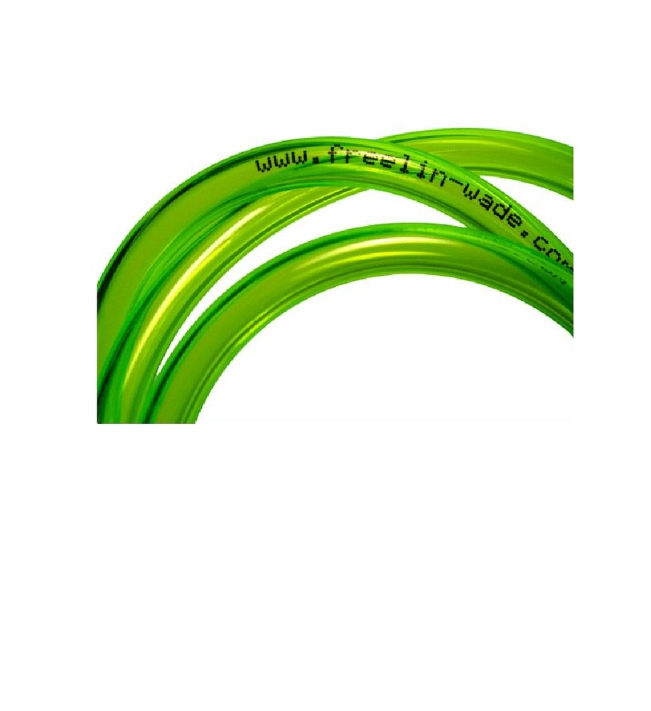 1A-159-26 FREELIN-WADE TUBING<BR>PU 8MM X 5MM 500' CLEAR GREEN (95A)