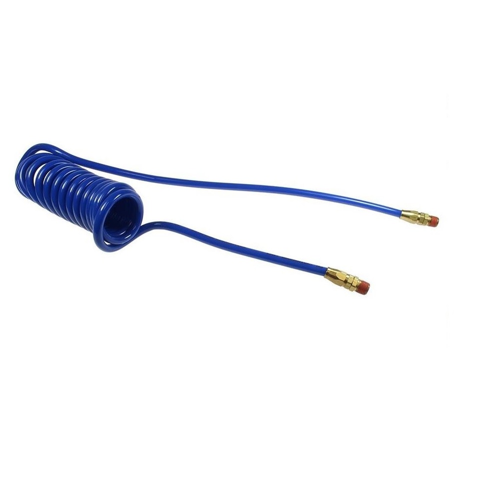 PR12-30B-B COILHOSE COIL<BR>PU 3/4" X .467" 25.5' WL BLUE W/1/2" FITTINGS