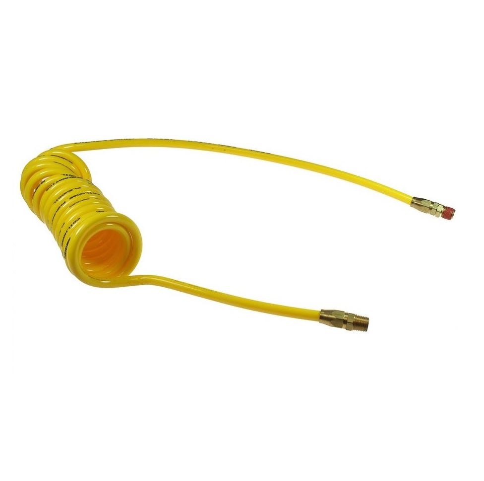 PR38-10A-Y COILHOSE COIL<BR>PU 9/16" X 3/8" 8' WL YELLOW W/3/8" NPT FTNS (RGD/SWL)