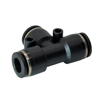 PE3/8 FLOFLEX FLOFLEX COMPOSITE PUSH-IN PNEUMATIC FITTING, 3/8"" TUBE UNION TEE