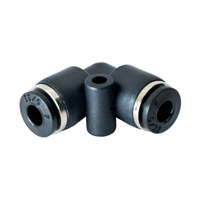 PV5/32 FLOFLEX FLOFLEX COMPOSITE PUSH-IN PNEUMATIC FITTING, 5/32" TUBE UNION 90 DEGREE ELBOW