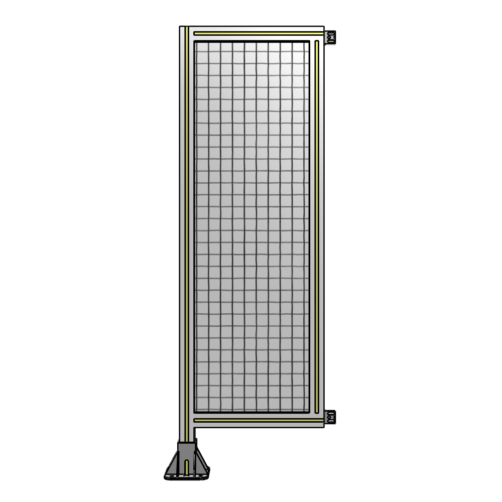 A1-1400-0450-0150-HYMFK SINGLE PANEL-LEG ON LEFT WITH HINGES 1400MM X 450MM 1" MESH, AS A KIT