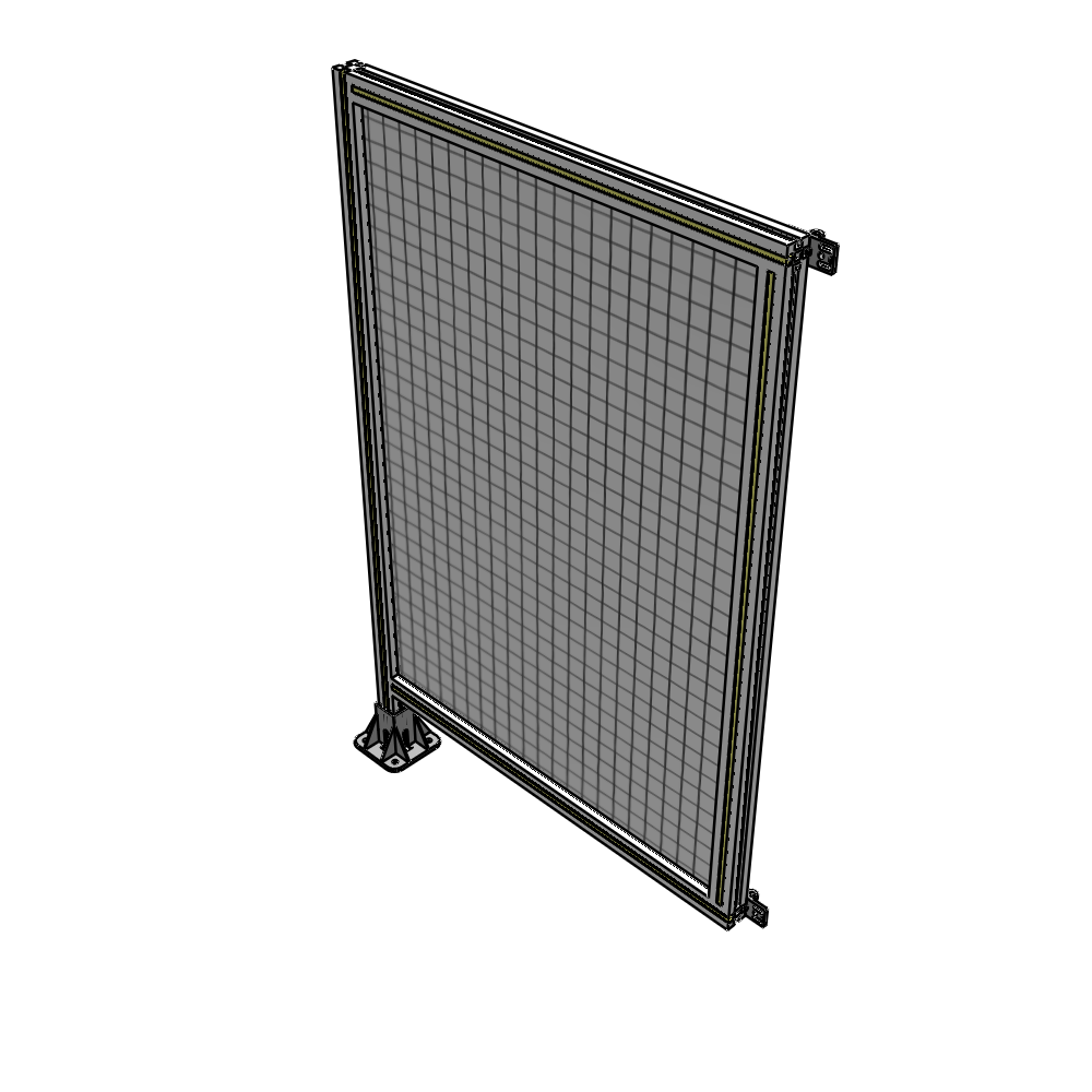 A1-1400-0900-0150-HYMFK SINGLE PANEL-LEG ON LEFT WITH HINGES 1400MM X 900MM 1" MESH, AS A KIT