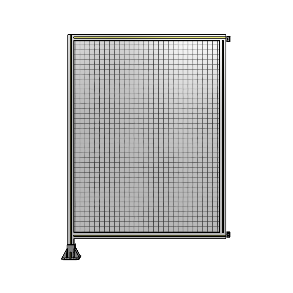 A1-1700-1200-0150-HYMFA SINGLE PANEL-LEG ON LEFT WITH HINGES 1700MM X 1200MM  1" MESH, FULLY ASSEMBLED