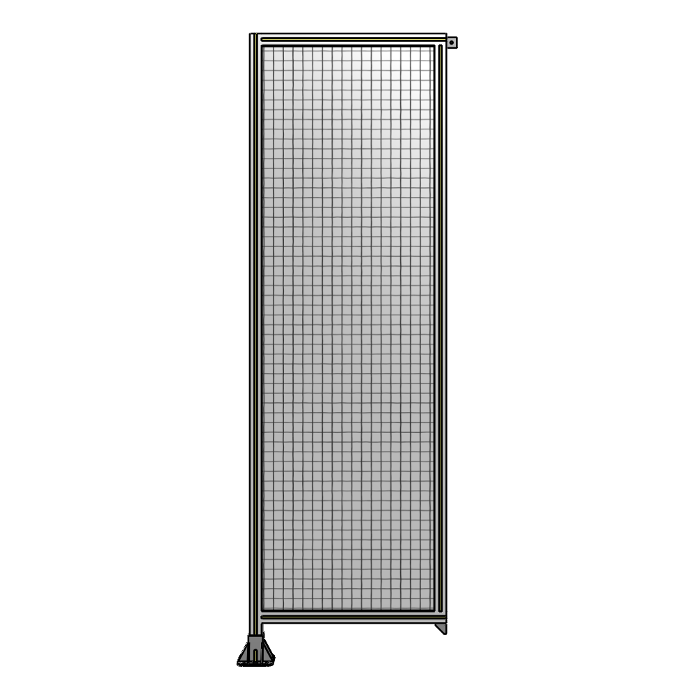 A1-2400-0750-0150-TYMFK SINGLE PANEL-LEG ON LEFT WITH TIE PLATES AND ANGLE 2400MM X 750MM 1" MESH, AS A KIT