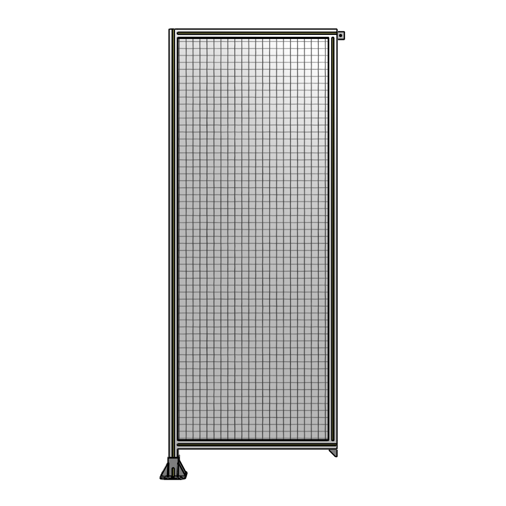 A1-2400-0900-0150-TYMFK SINGLE PANEL-LEG ON LEFT WITH TIE PLATES AND ANGLE 2400MM X 900MM 1" MESH, AS A KIT