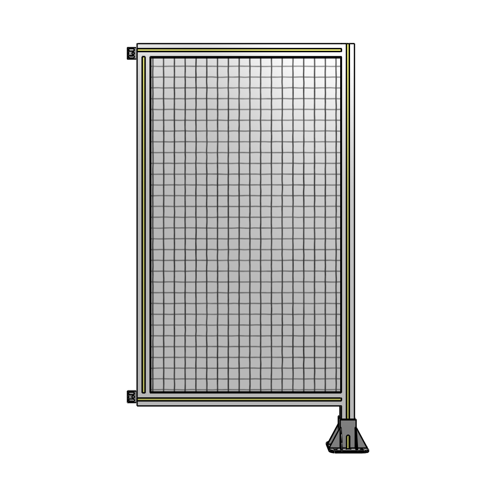 A2-1400-0750-0150-HYMFK SINGLE PANEL-LEG ON RIGHT WITH HINGES 1400MM X 750MM 1" MESH, AS A KIT
