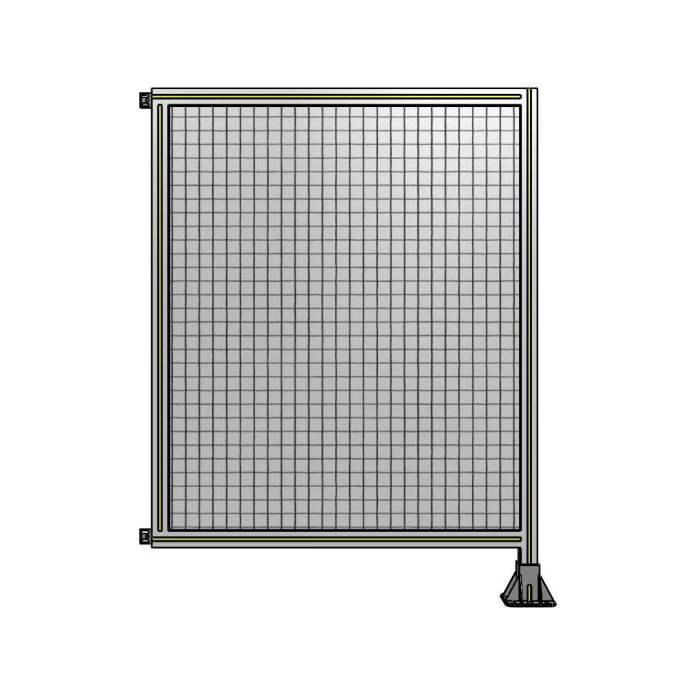 A2-1400-1050-0150-HYMFK SINGLE PANEL-LEG ON RIGHT WITH HINGES 1400MM X 1050MM 1" MESH, AS A KIT