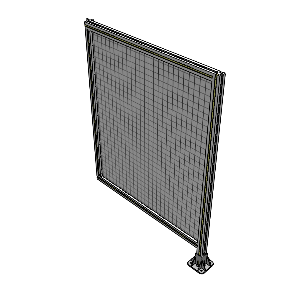 A2-1400-1050-0150-HYMFK SINGLE PANEL-LEG ON RIGHT WITH HINGES 1400MM X 1050MM 1" MESH, AS A KIT
