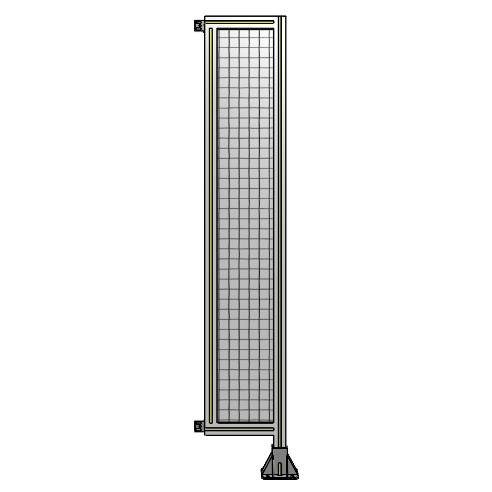 A2-1700-0300-0150-HYMFK SINGLE PANEL-LEG ON RIGHT WITH HINGES 1700MM X 300MM  1" MESH, AS A KIT