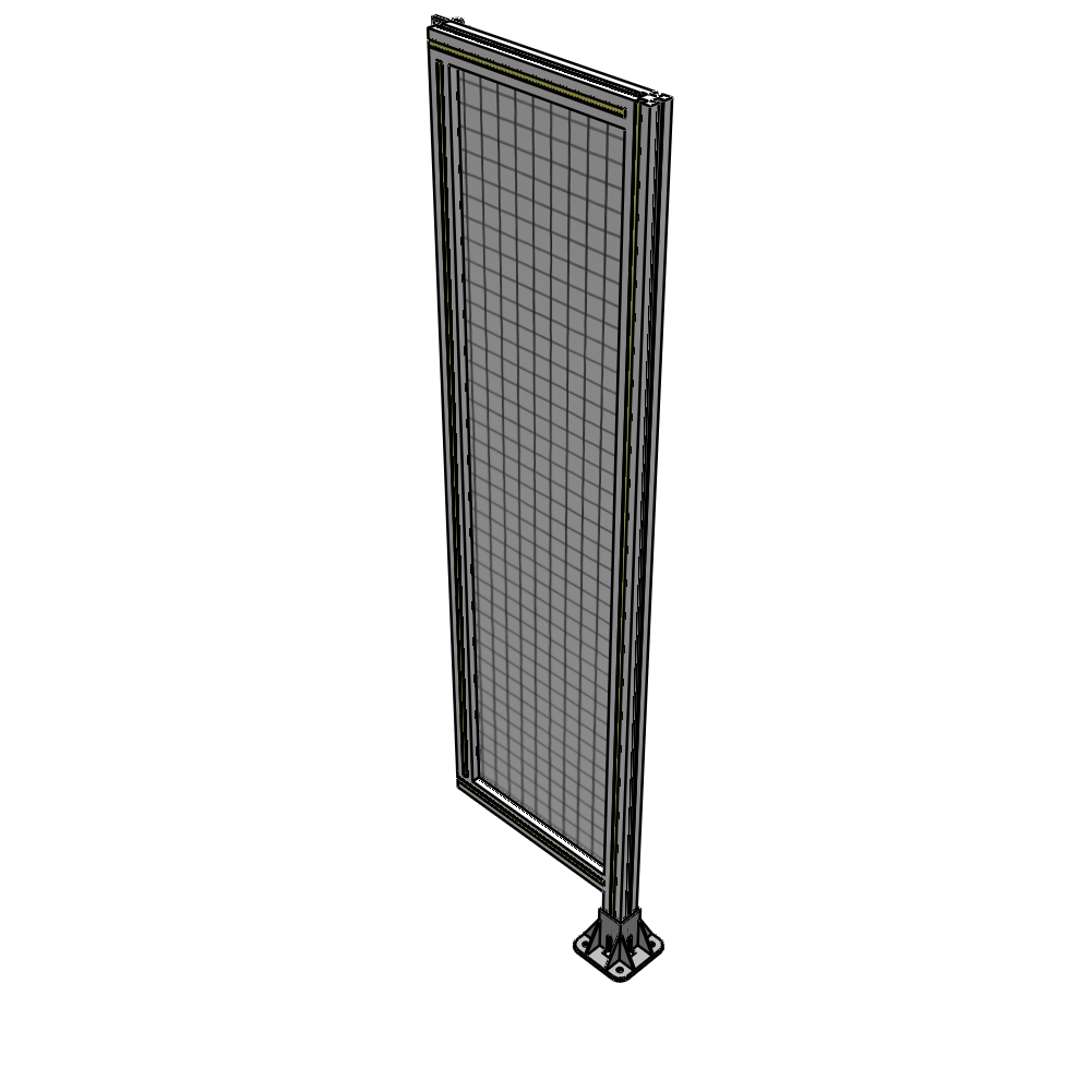 A2-1700-0450-0150-HYMFK SINGLE PANEL-LEG ON RIGHT WITH HINGES 1700MM X 450MM 1" MESH, AS A KIT
