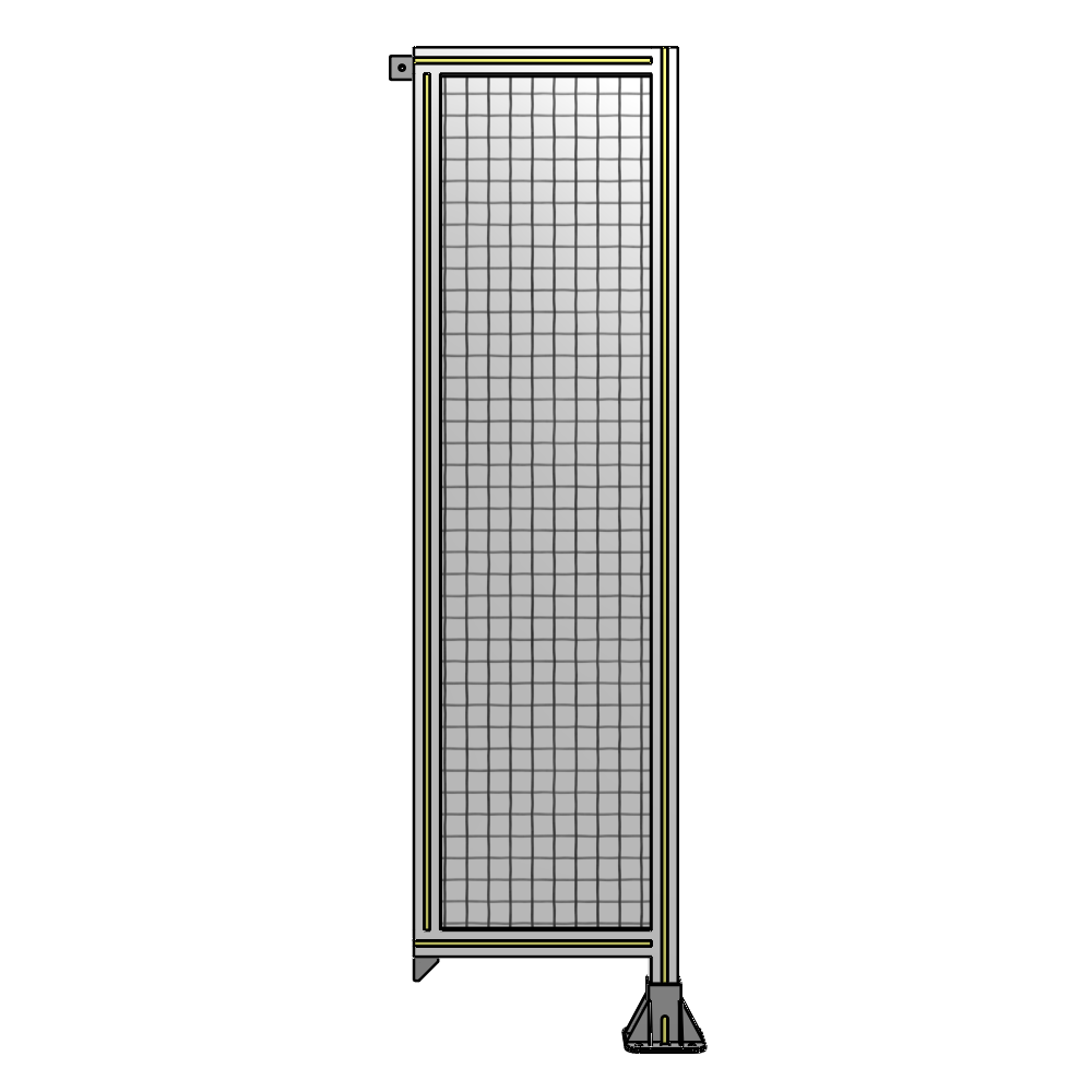 A2-1700-0450-0150-TYMFK SINGLE PANEL-LEG ON RIGHT WITH TIE PLATES AND ANGLE 1700MM X 450MM  1" MESH, AS A KIT