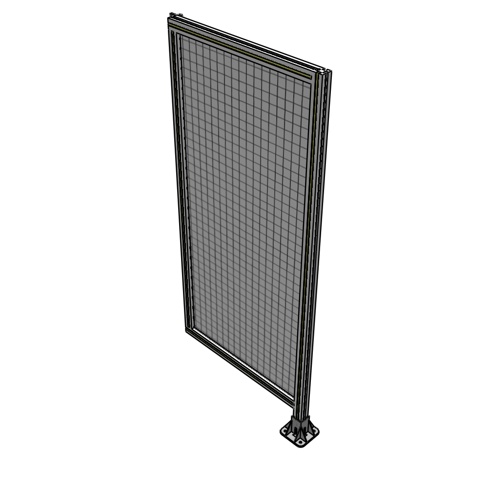 A2-1700-0750-0150-HYMFK SINGLE PANEL-LEG ON RIGHT WITH HINGES 1700MM X 750MM 1" MESH, AS A KIT