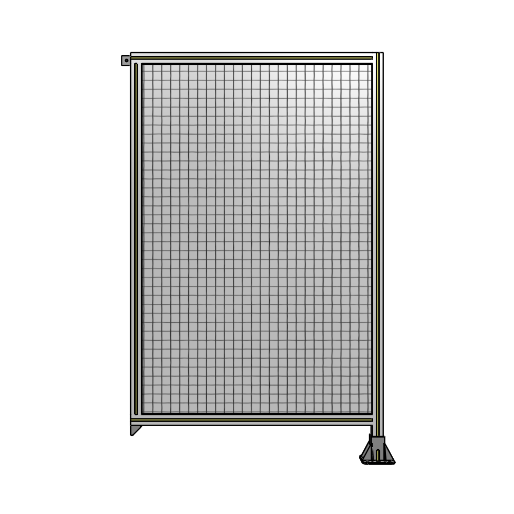 A2-1700-1050-0150-TYMFK SINGLE PANEL-LEG ON RIGHT WITH TIE PLATES AND ANGLE 1700MM X 1050MM  1" MESH, AS A KIT
