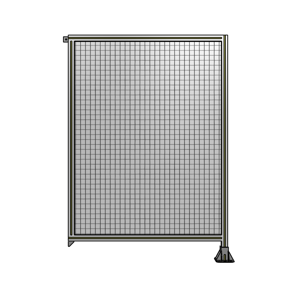 A2-1700-1200-0150-TYMFK SINGLE PANEL-LEG ON RIGHT WITH TIE PLATES AND ANGLE 1700MM X 1200MM  1" MESH, AS A KIT