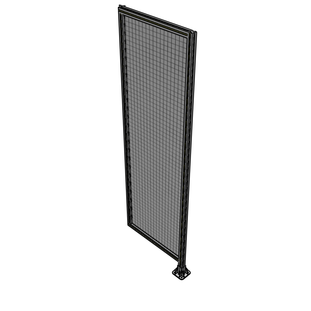 A2-2400-0750-0150-HYMFK SINGLE PANEL-LEG ON RIGHT WITH HINGES 2400MM X 750MM 1" MESH, AS A KIT