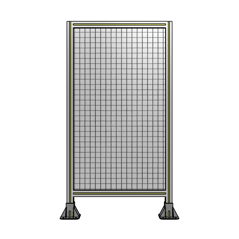 A3-1400-0750-0150-ZYMFK SINGLE PANEL-LEG ON BOTH SIDES 1400MM X 750MM 1" MESH, AS A KIT