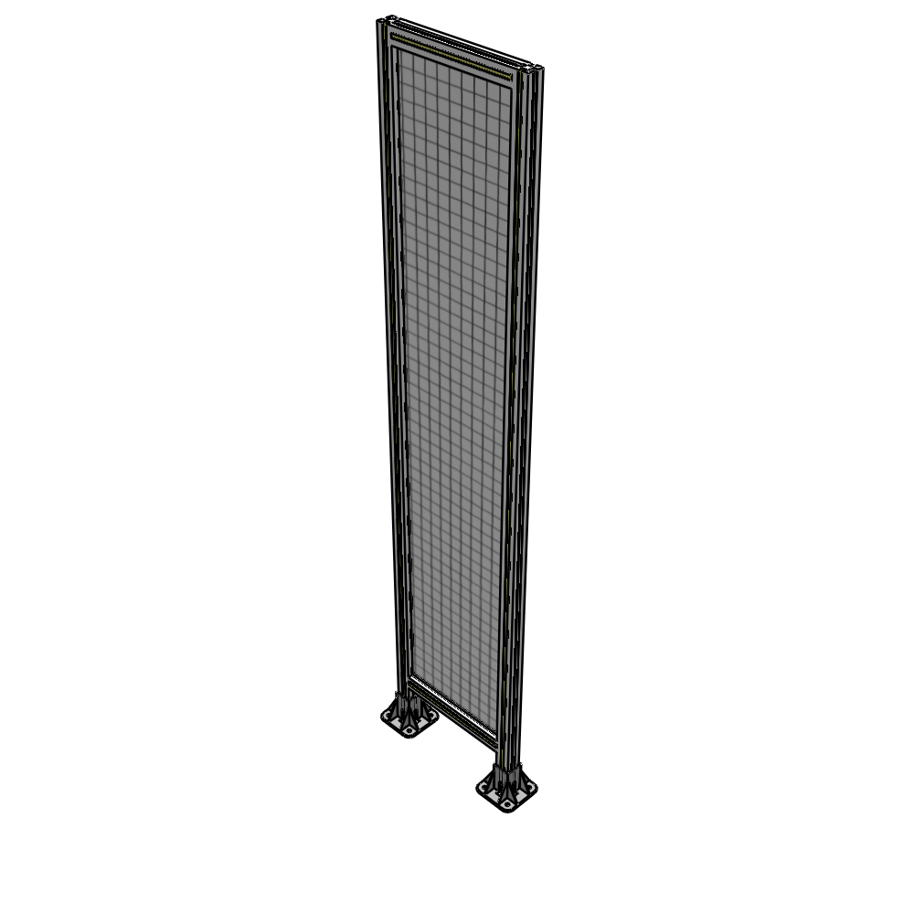 A3-2135-0450-0150-ZYMFK SINGLE PANEL-LEG ON  BOTH SIDES  2135MM X 450MM  1" MESH, AS A KIT