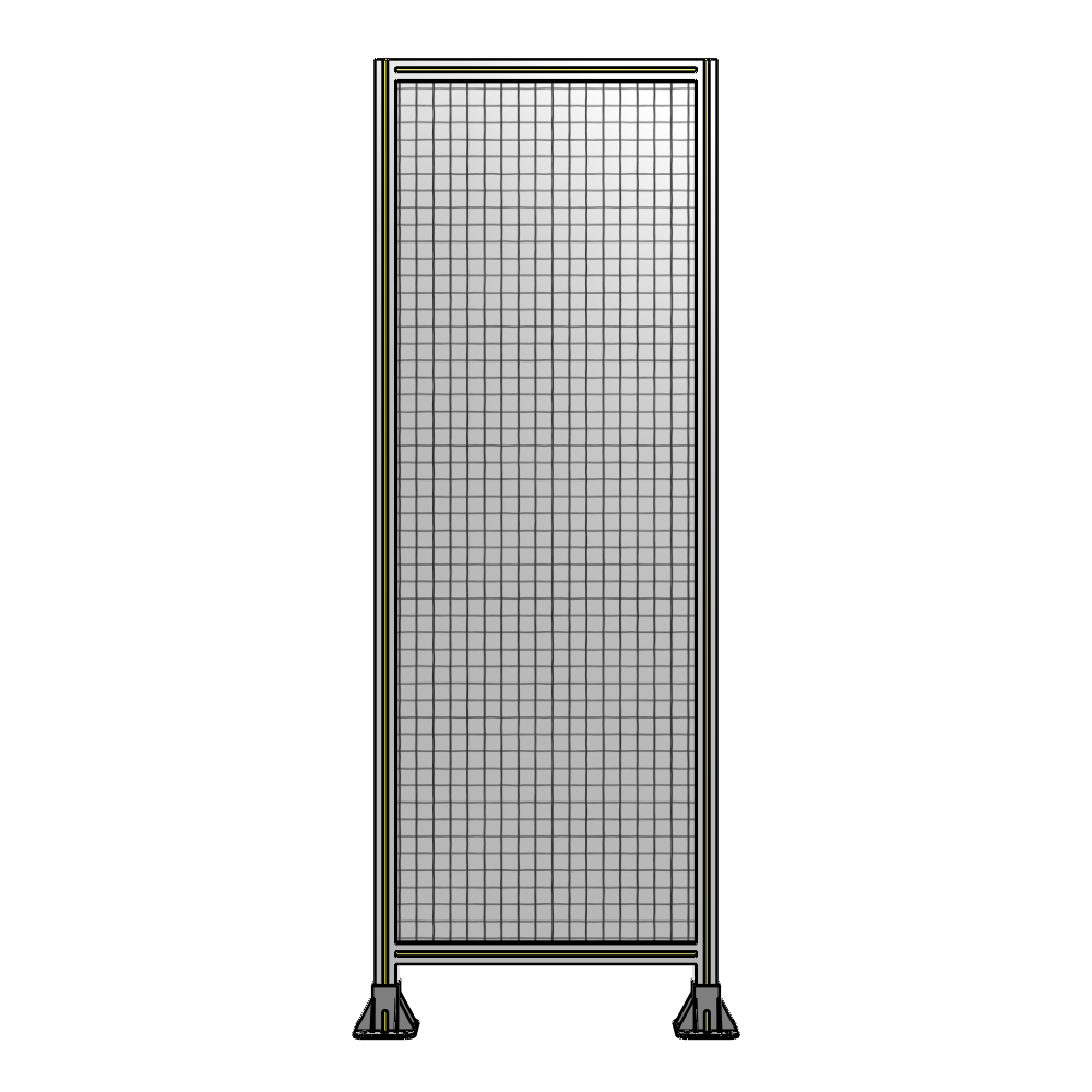 A3-2135-0750-0150-ZYMFA SINGLE PANEL-LEG ON  BOTH SIDES  2135MM X 750MM  1" MESH, FULLY ASSEMBLED