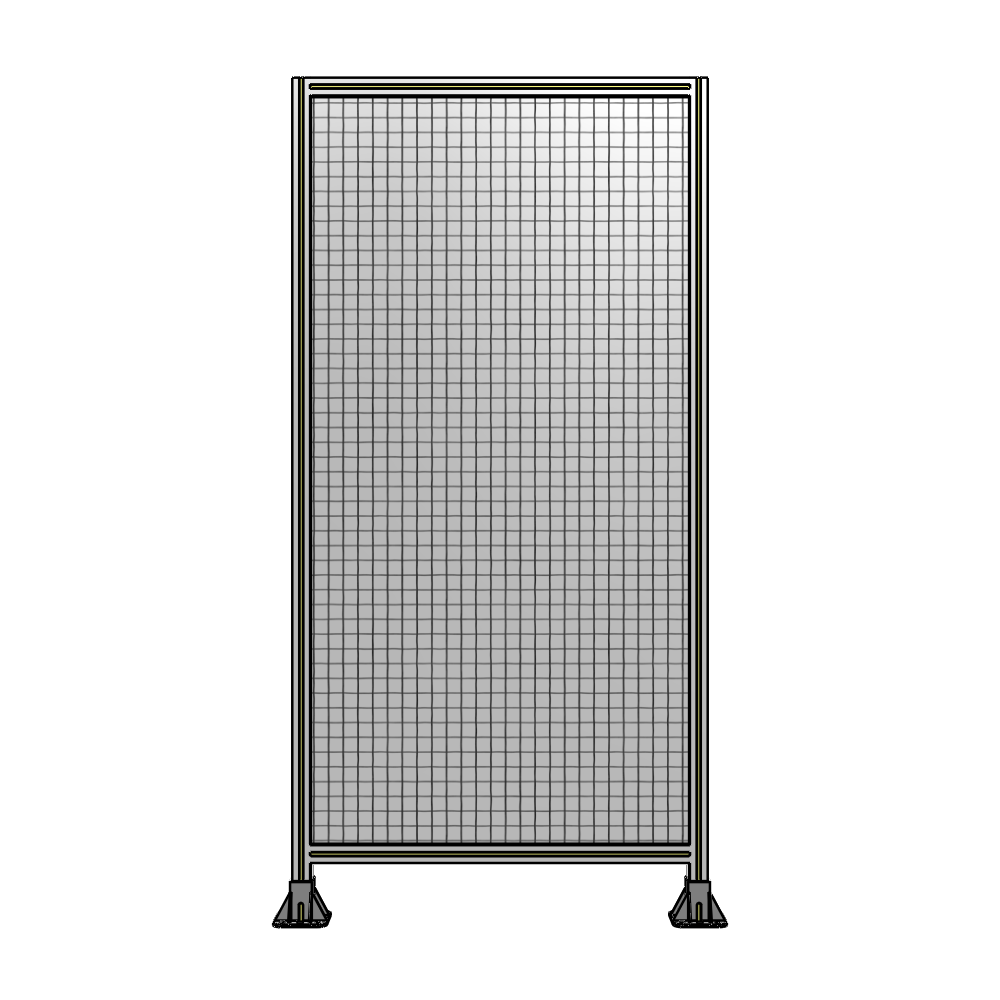 A3-2135-1050-0150-ZYMFA SINGLE PANEL-LEG ON  BOTH SIDES  2135MM X 1050MM  1" MESH, FULLY ASSEMBLED