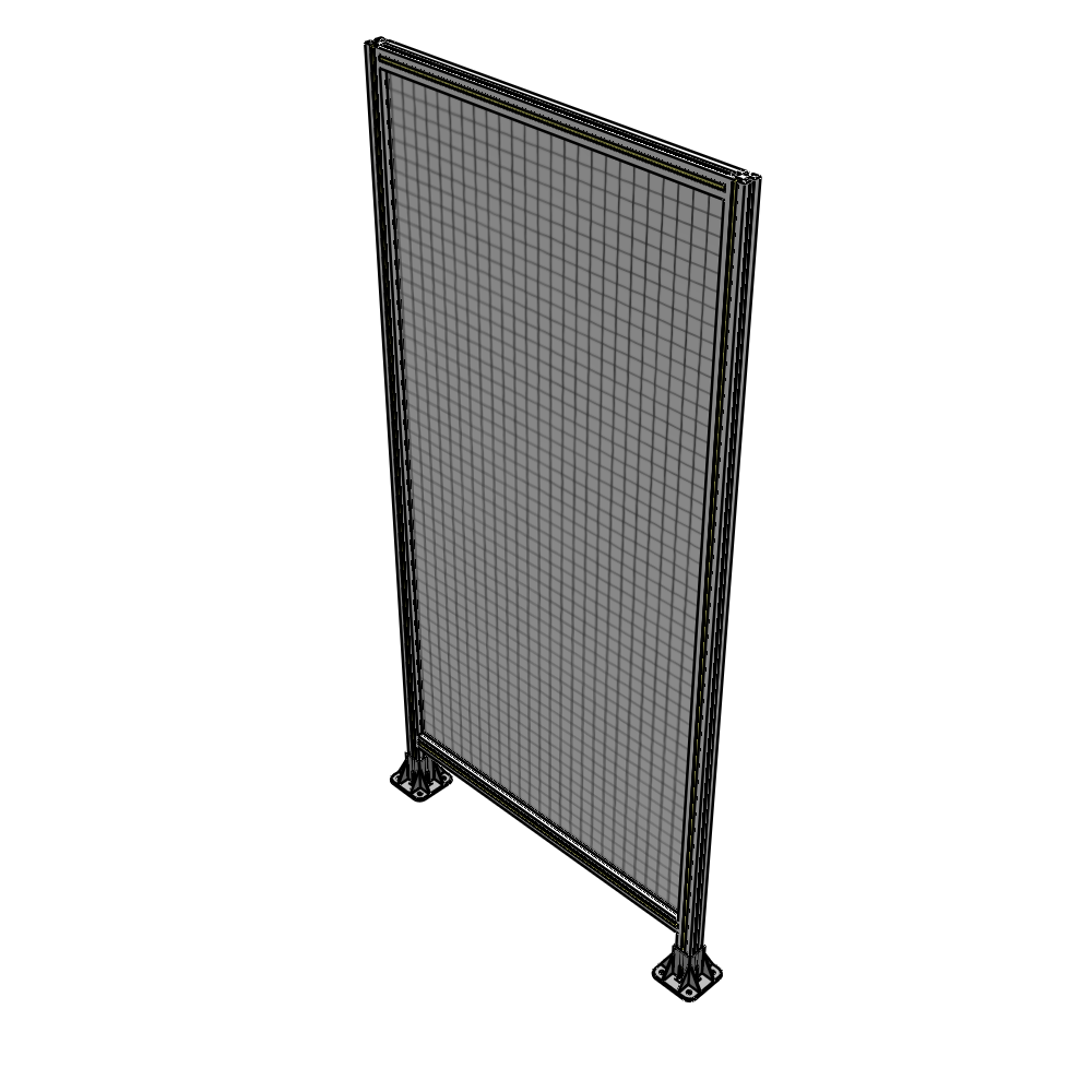 A3-2135-1050-0150-ZYMFA SINGLE PANEL-LEG ON  BOTH SIDES  2135MM X 1050MM  1" MESH, FULLY ASSEMBLED