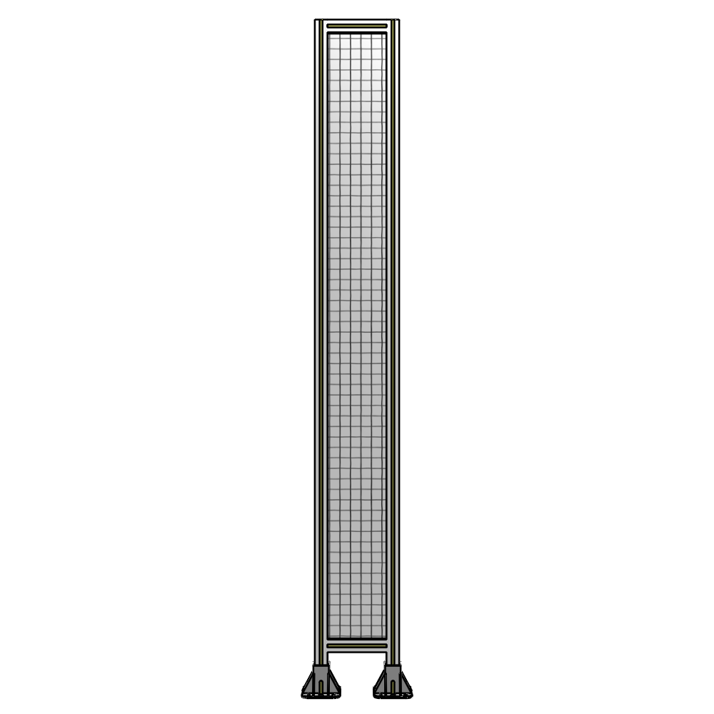 A3-2400-0300-0150-ZYMFK SINGLE PANEL-LEG ON  BOTH SIDES  2400MM X 300MM  1" MESH, AS A KIT