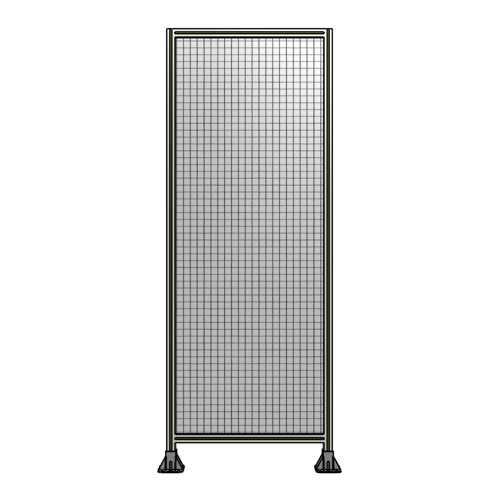 A3-2400-0900-0150-ZYMFK SINGLE PANEL-LEG ON  BOTH SIDES  2400MM X 900MM  1" MESH, AS A KIT