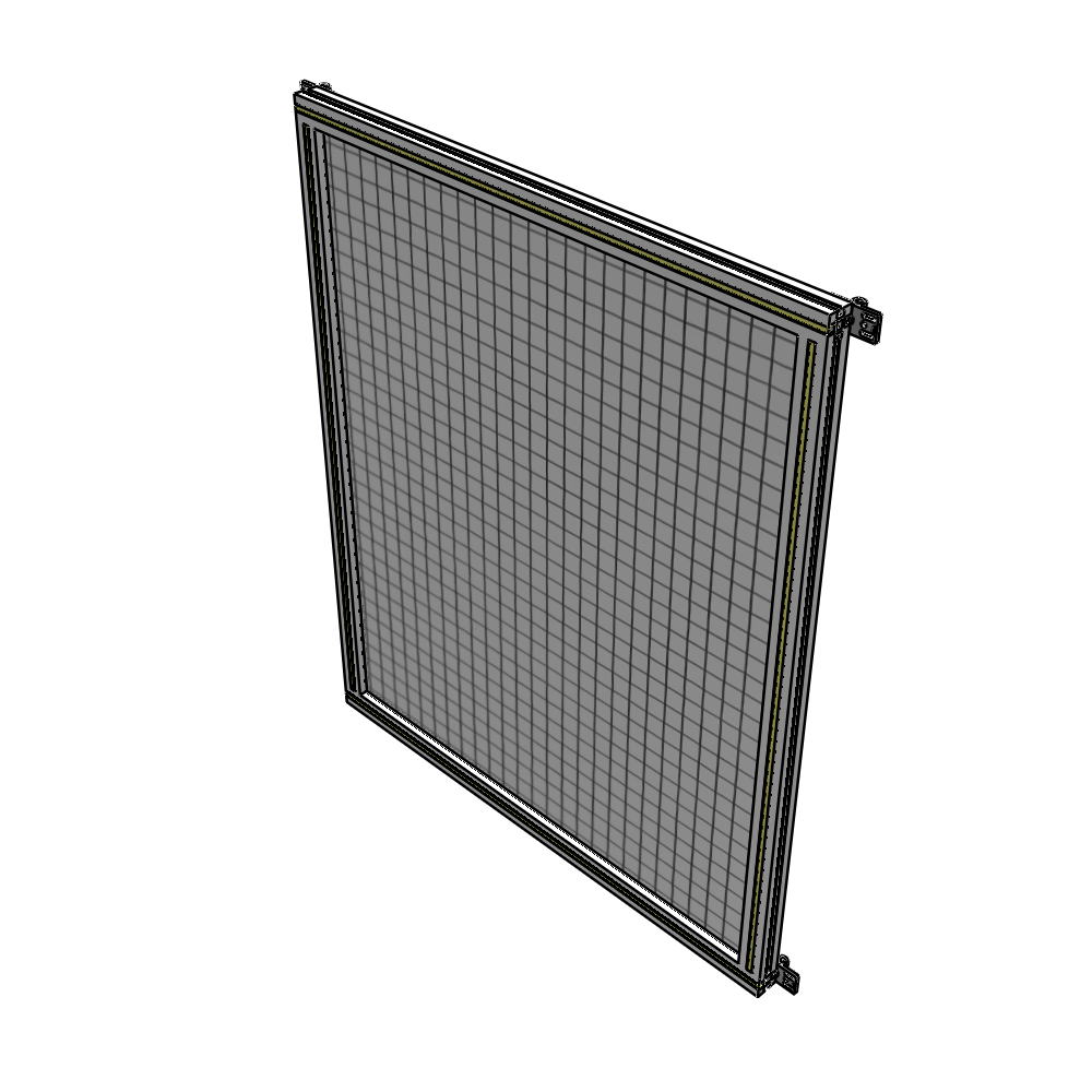 A4-1400-1050-0150-HYMZK SINGLE PANEL-NO LEGS WITH HINGES 1400MM X 1050MM 1" MESH, AS A KIT