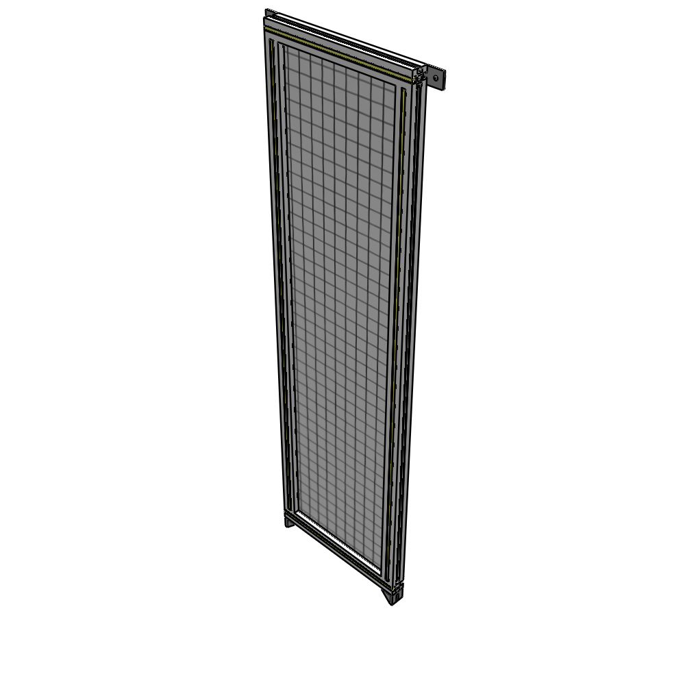 A4-1700-0450-0150-TYMZA SINGLE PANEL-NO LEGS WITH TIE PLATES AND ANGLE 1700MM X 450MM 1" MESH, FULLY ASSEMBLED