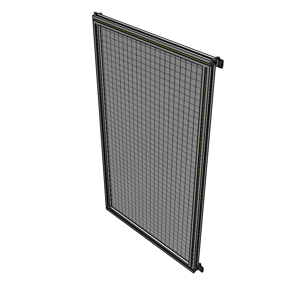 A4-1700-0900-0150-HYMZA SINGLE PANEL-NO LEGS WITH HINGES 1700MM X 900MM 1" MESH, FULLY ASSEMBLED