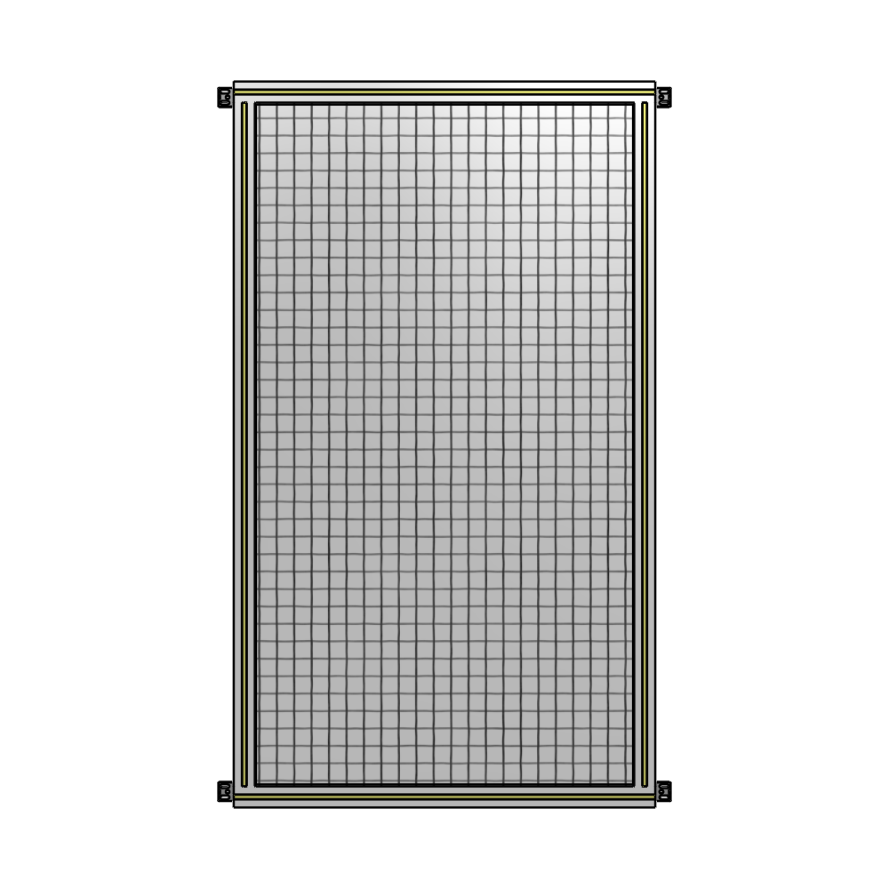 A4-1700-0900-0150-HYMZK SINGLE PANEL-NO LEGS WITH HINGES 1700MM X 900MM 1" MESH, AS A KIT