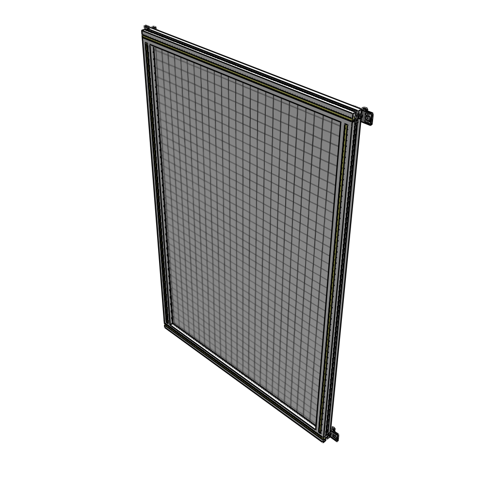 A4-1700-1050-0150-HYMZA SINGLE PANEL-NO LEGS WITH HINGES 1700MM X 1050MM  1" MESH, FULLY ASSEMBLED