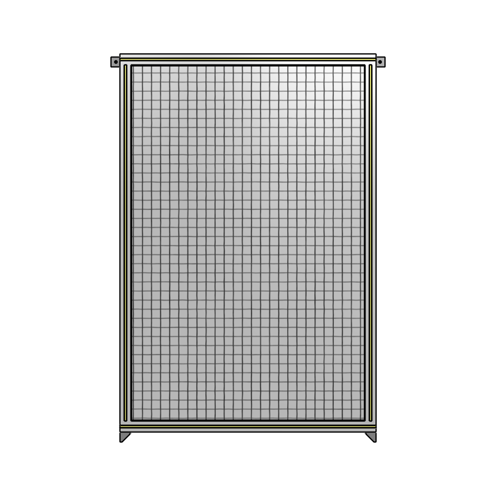 A4-1700-1050-0150-TYMZK SINGLE PANEL-NO LEGS WITH TIE PLATES AND ANGLE 1700MM X 1050MM 1" MESH, AS A KIT