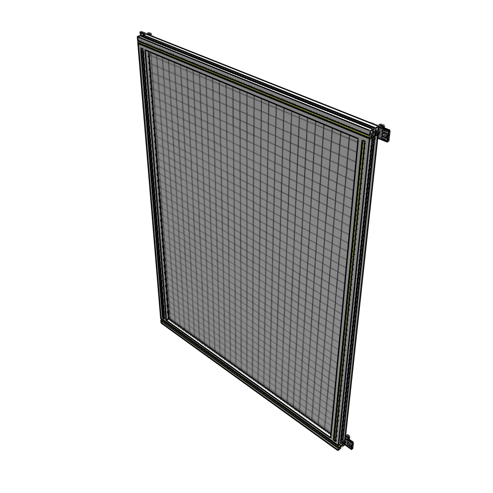 A4-1700-1200-0150-HYMZA SINGLE PANEL-NO LEGS WITH HINGES 1700MM X 1200MM 1" MESH, FULLY ASSEMBLED