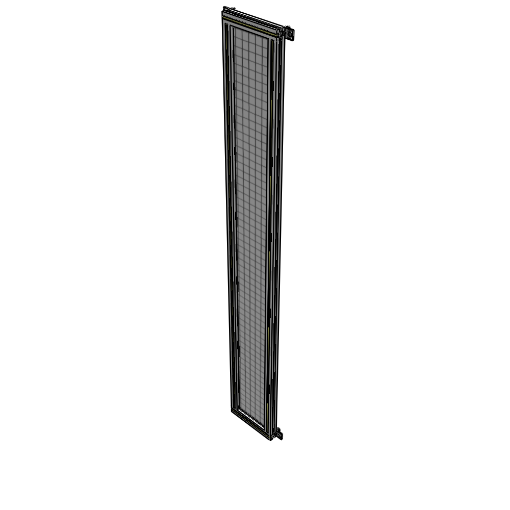 A4-2400-0300-0150-HYMZA SINGLE PANEL-NO LEGS WITH HINGES 2400MM X 300MM  1" MESH, FULLY ASSEMBLED