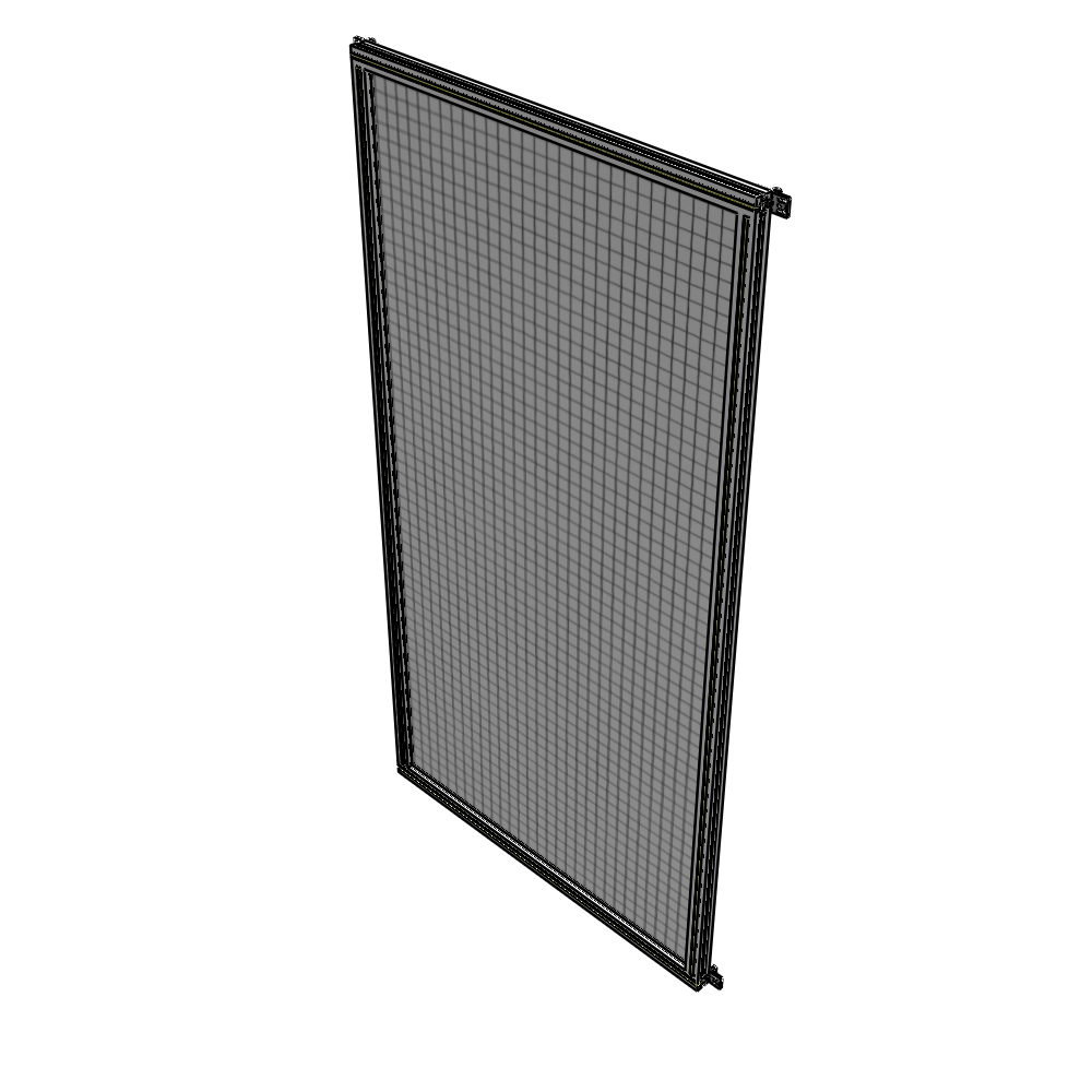 A4-2400-1200-0150-HYMZA SINGLE PANEL-NO LEGS WITH HINGES 2400MM X 1200MM  1" MESH, FULLY ASSEMBLED