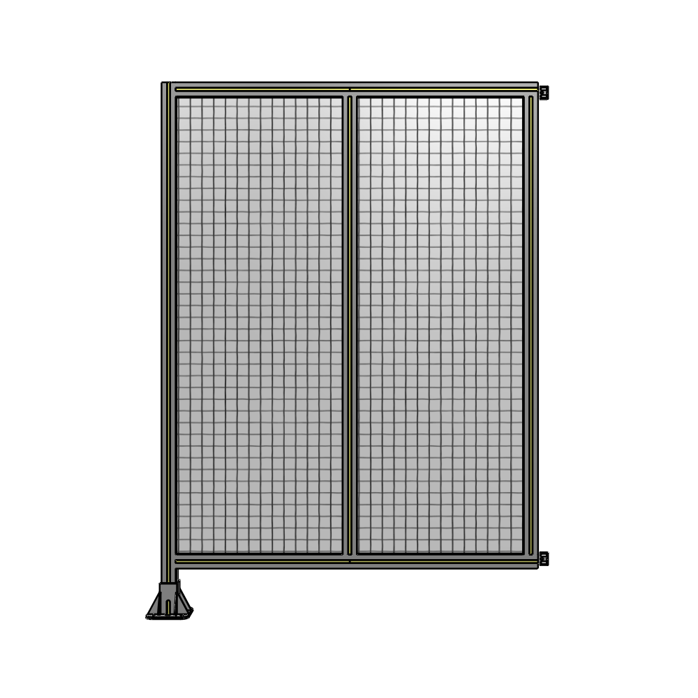 B1-1700-1200-0150-HYMFA DOUBLE PANEL-LEG ON LEFT, HINGE ON RIGHT 1700MM X 1200MM  1" MESH, AS A KIT